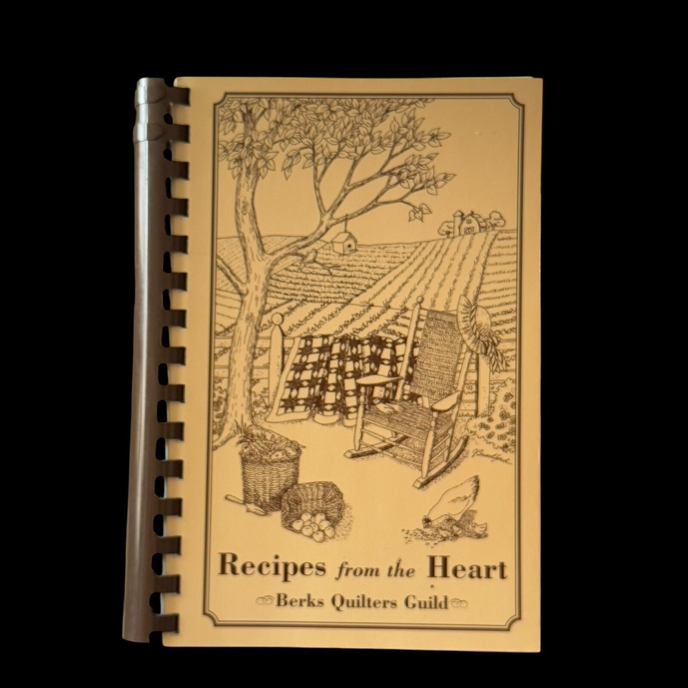 Berks Quilters Guild‎ Cookbook Berks County Reading, PA Recipes Vintage 2002